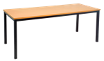 RAPIDLINE STEEL FRAME TABLE 1500 X 750MM BEECH