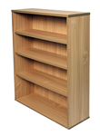 RAPID SPAN BOOKCASE 3 SHELF 900 X 315 X 1200MM BEECH
