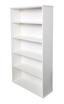 RAPID VIBE BOOKCASE 4 SHELF 900 X 315 X 1800MM WHITE