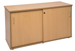 RAPID SPAN CREDENZA SLIDING DOOR LOCKABLE 1200 X 450 X 730MM BEECH
