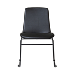 RAPIDLINE TEMPO VISITOR CHAIR  BLACK PU