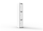 3 Door Melamine Locker Natural White